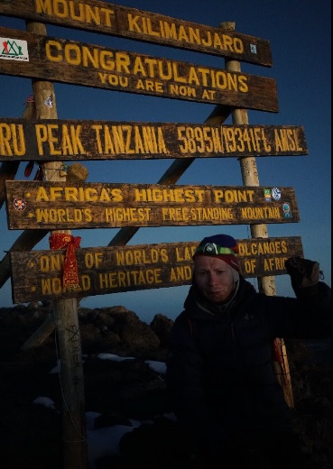 Andrew’s trek to the Roof of Africa
