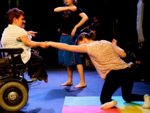 Bernie & Caroline Bowditch dancing