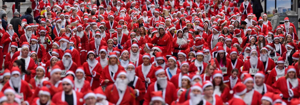 Glasgow’s Santa Dash