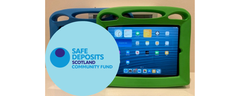 New technology to support communication, thanks to the SafeDeposits Scotland  Community Fund