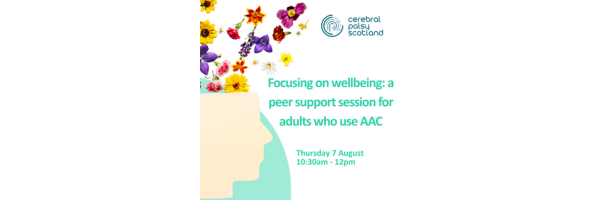 Focussing on Wellbeing: A Peer Support Session for Adults Who Use AAC