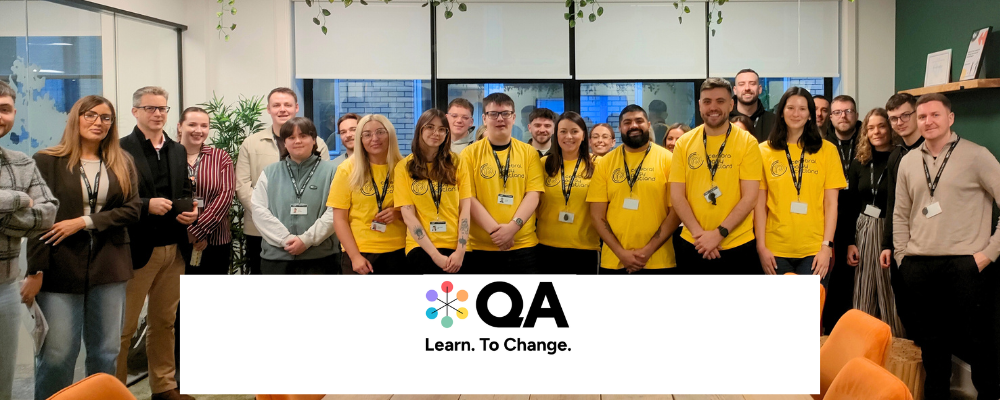 Our new Charity of the Year Partnership with QA’s Glasgow office