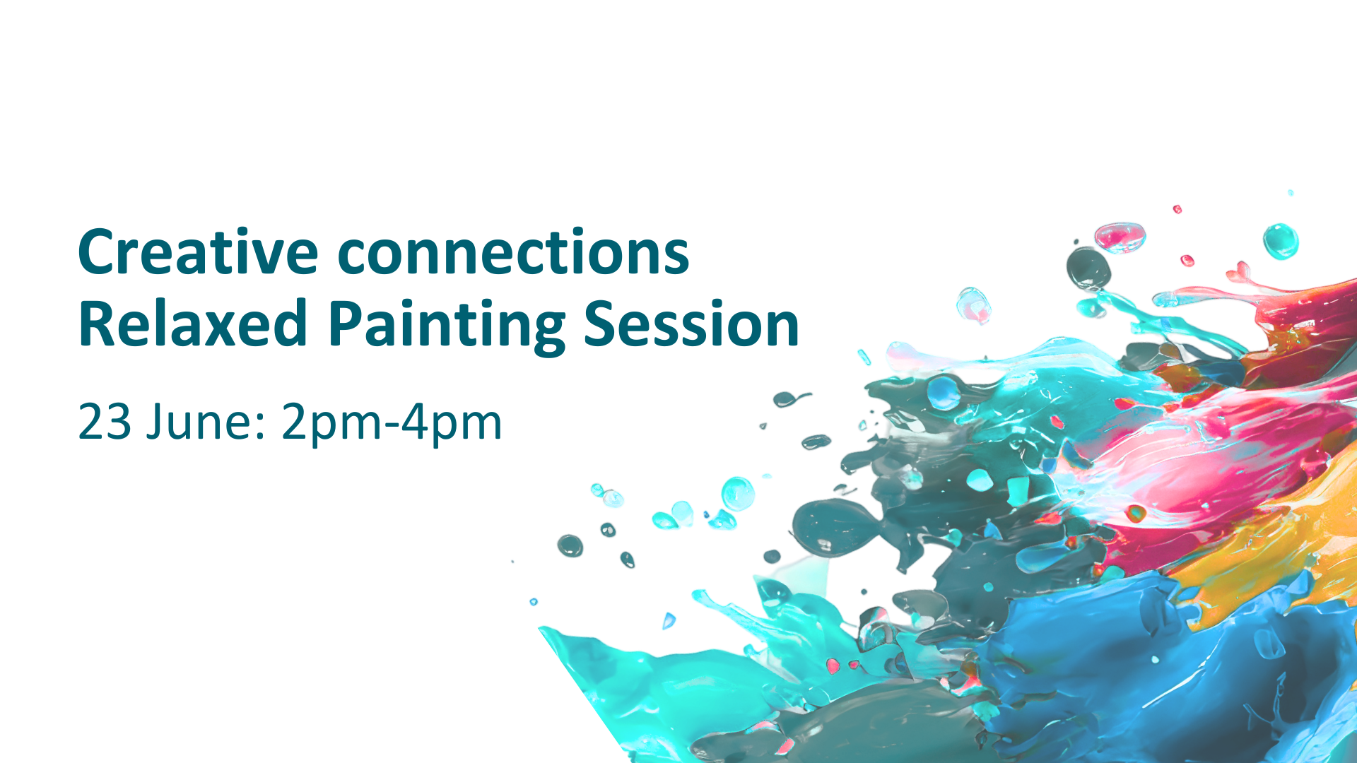 Creative Connections – Relaxed Painting Session