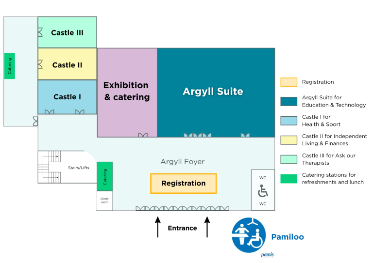 Cerebral Palsy Scotland Conference map 2026