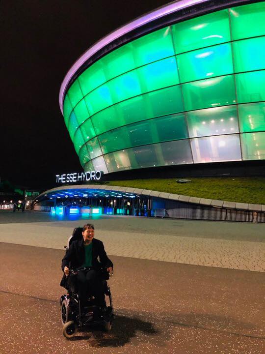 Bernie at the SSE Hydro on World CP Day